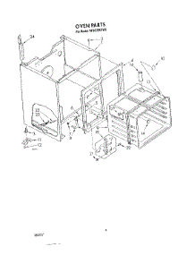 05 - Section parts for Whirlpool Range RF302BXVM0 from AppliancePartsPros.com