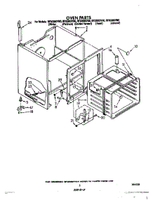 05 - Oven parts for Whirlpool Range RF3020XVW0 from AppliancePartsPros.com