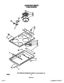05 - Cooktop parts for Whirlpool Range RS6300XVW0 from AppliancePartsPros.com