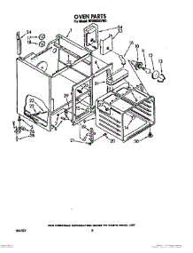 06 - Oven (Continued) parts for Whirlpool Range RF366BXVW0 from AppliancePartsPros.com
