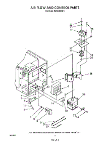 02 - Section parts for Whirlpool Microwave MW8650XS4 from AppliancePartsPros.com