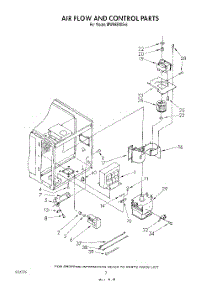 02 - Section parts for Whirlpool Microwave MW8650XS5 from AppliancePartsPros.com