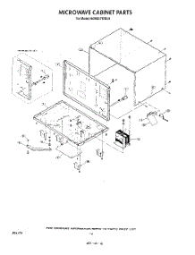 11 - Microwave Cabinet parts for Kitchenaid Oven KEMS376TWH0 from AppliancePartsPros.com