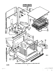 03 - Oven parts for Whirlpool Oven RB260PXXB0 from AppliancePartsPros.com