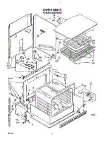 03 - Oven parts for Whirlpool Oven RB260PXYQ0 from AppliancePartsPros.com