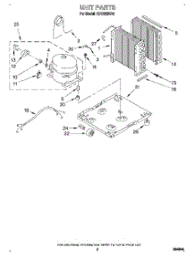 02 - Section parts for Whirlpool Dehumidifier AD0252XA0 from AppliancePartsPros.com