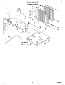 02 - Section parts for Whirlpool Dehumidifier AD0402XA0 from AppliancePartsPros.com