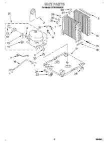 02 - Section parts for Whirlpool Dehumidifier BPDH2500AS2 from AppliancePartsPros.com
