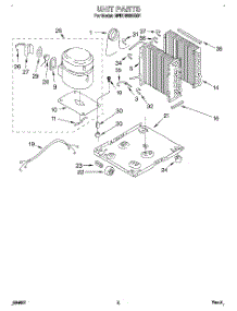 02 - Section parts for Whirlpool Dehumidifier BPDH5000BS1 from AppliancePartsPros.com