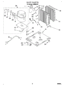 02 - Section parts for Whirlpool Dehumidifier AD0502XA1 from AppliancePartsPros.com