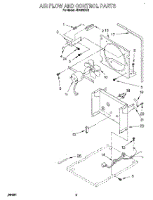 02 - Section parts for Whirlpool Dehumidifier AK4000XZ2 from AppliancePartsPros.com