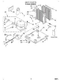 02 - Section parts for Whirlpool Dehumidifier AD0302XA2 from AppliancePartsPros.com