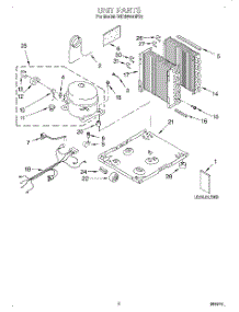 02 - Section parts for Whirlpool Dehumidifier BHDH2500FS0 from AppliancePartsPros.com