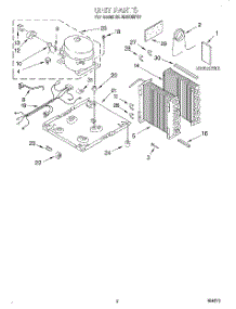 02 - Section parts for Whirlpool Dehumidifier BHDH4000FS0 from AppliancePartsPros.com