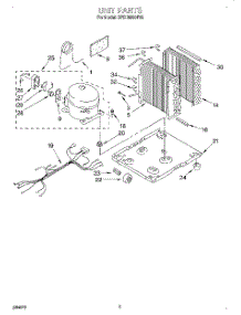 02 - Section parts for Whirlpool Dehumidifier BPDH5000FS0 from AppliancePartsPros.com