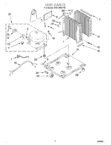 02 - Section parts for Whirlpool Dehumidifier BPDH2500FS0 from AppliancePartsPros.com