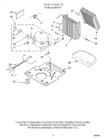 02 - Section parts for Whirlpool Dehumidifier AD25TH0 from AppliancePartsPros.com