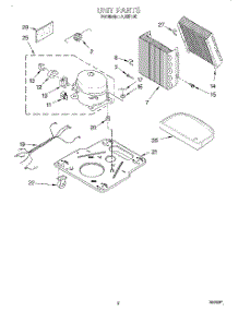 02 - Section parts for Whirlpool Dehumidifier AD25TJ0 from AppliancePartsPros.com