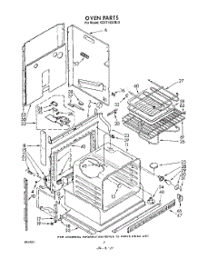 04 - Oven parts for Kitchenaid Range KEDT105VBL0 from AppliancePartsPros.com
