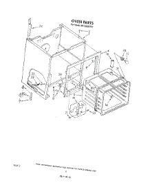 05 - Section parts for Whirlpool Range RF3300XVW1 from AppliancePartsPros.com