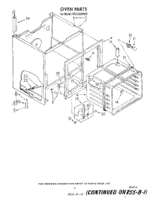 05 - Section parts for Whirlpool Range RF3365XWW0 from AppliancePartsPros.com