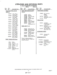11 - Literature And Optional parts for Whirlpool Range RF365BXWN0 from AppliancePartsPros.com