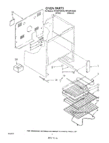 05 - Oven parts for Whirlpool Range RF390PXWN0 from AppliancePartsPros.com