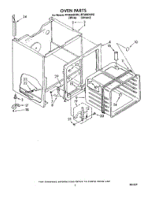 05 - Oven parts for Whirlpool Range RF3020XVW2 from AppliancePartsPros.com