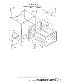 04 - Oven parts for Whirlpool Range RF390PXWW1 from AppliancePartsPros.com