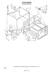 06 - Section parts for Whirlpool Range RF375PXVW1 from AppliancePartsPros.com