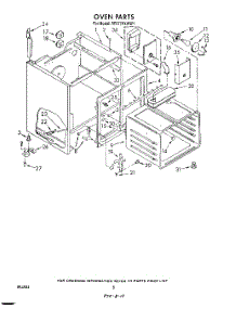 06 - Section parts for Whirlpool Range RF377PXWW1 from AppliancePartsPros.com