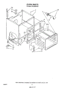 06 - Section parts for Whirlpool Range RF3620XVW3 from AppliancePartsPros.com