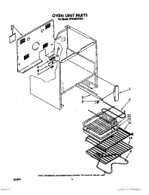 03 - Oven Unit, Optional parts for Whirlpool Range RF366BXVN3 from AppliancePartsPros.com