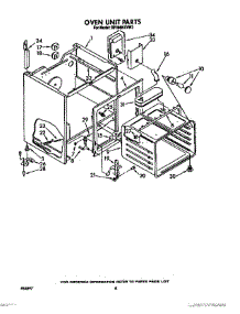 05 - Oven Unit parts for Whirlpool Range RF366BXVW3 from AppliancePartsPros.com