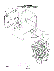 06 - Oven (Continued) parts for Whirlpool Range RF365BXWM2 from AppliancePartsPros.com