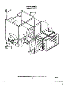 05 - Oven parts for Whirlpool Range RF3020XXN0 from AppliancePartsPros.com