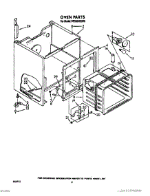 05 - Oven (Continued) parts for Whirlpool Range RF3305XXN0 from AppliancePartsPros.com