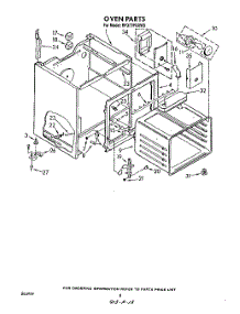 06 - Section parts for Whirlpool Range RF377PXXN0 from AppliancePartsPros.com