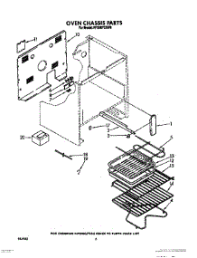 05 - Oven Chassis, Optional parts for Whirlpool Range RF396PCXN0 from AppliancePartsPros.com
