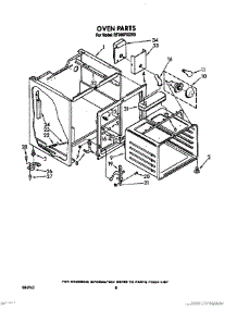 06 - Oven parts for Whirlpool Range RF396PXXN0 from AppliancePartsPros.com