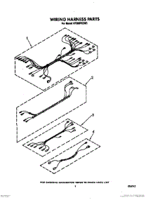 07 - Wiring Harness parts for Whirlpool Range RF396PXXN0 from AppliancePartsPros.com