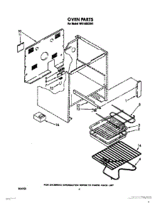 04 - Optional, Oven parts for Whirlpool Range RF3105XXN1 from AppliancePartsPros.com