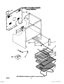 06 - Oven Chassis, Optional parts for Whirlpool Range RF396PXXB1 from AppliancePartsPros.com