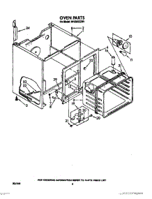 05 - Oven Parts parts for Whirlpool Range RF3305XXN1 from AppliancePartsPros.com