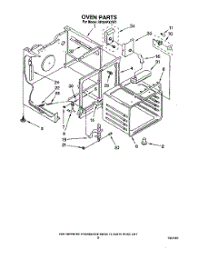 06 - Oven parts for Whirlpool Range RF396PXXN2 from AppliancePartsPros.com