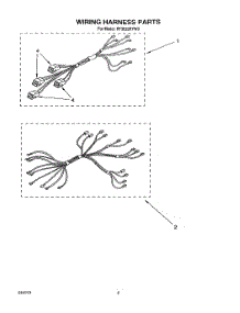 07 - Wiring Harness parts for Whirlpool Range RF3020XYN0 from AppliancePartsPros.com