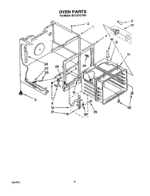 06 - Oven parts for Whirlpool Range RF315PCYN0 from AppliancePartsPros.com