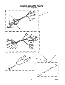 07 - Wiring Harness parts for Whirlpool Range RF315PCYN0 from AppliancePartsPros.com
