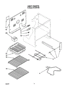 05 - Unit, Optional parts for Whirlpool Range RF314PXYN0 from AppliancePartsPros.com