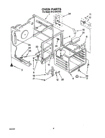 06 - Oven parts for Whirlpool Range RF314PXYN0 from AppliancePartsPros.com
